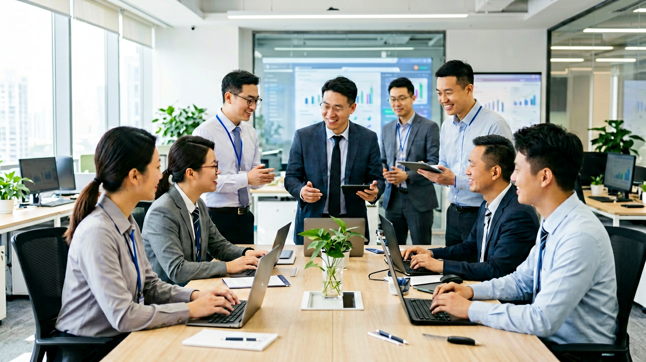 BG大游集团办公环境，展现专业团队与现代化运营体系